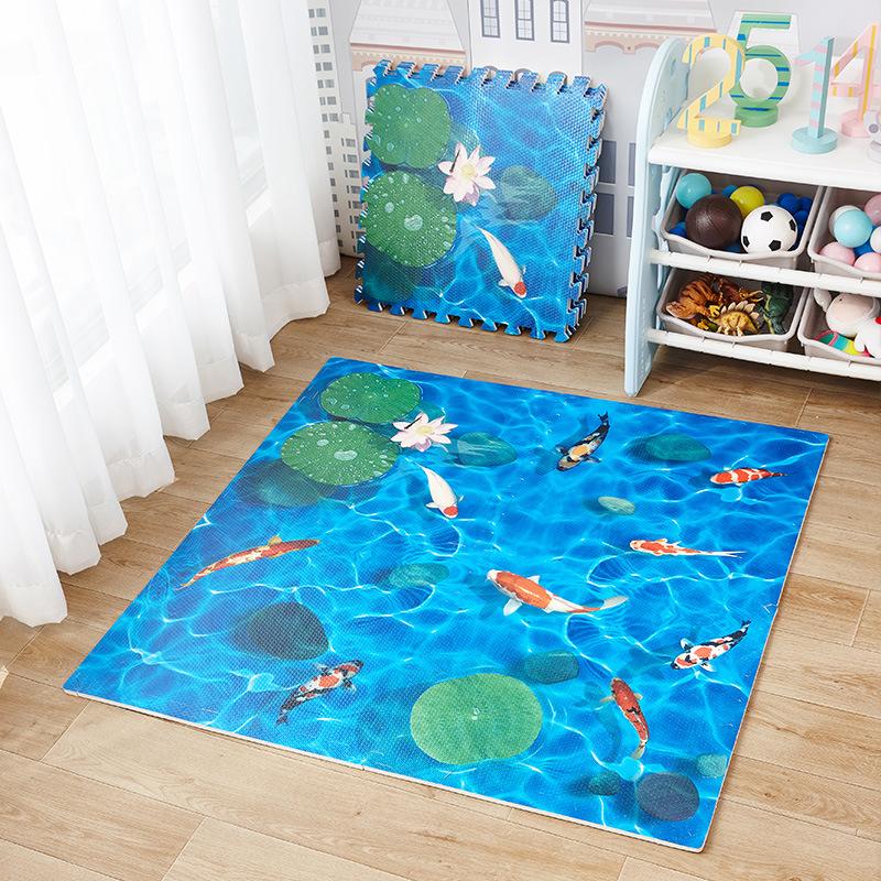 Thảm xốp ghép trải sàn , miếng lót sàn nhà, thảm xốp cho bé, bộ 4 tấm hoặc 10 tấm kèm viền nhiều mẫu kích thước 1 tấm 60x60 cm, chống trơn trượt Lót sàn nhà vân g, hoạt hình đủ mẫu lựa chọn