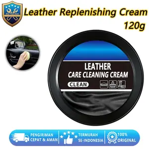 Krim Semir Pengkilap Bahan Kulit Perawatan Tas Jaket Dompet Sepatu Pelembab Pencegah Retak Leather Balm Cleaner Anti Jamur