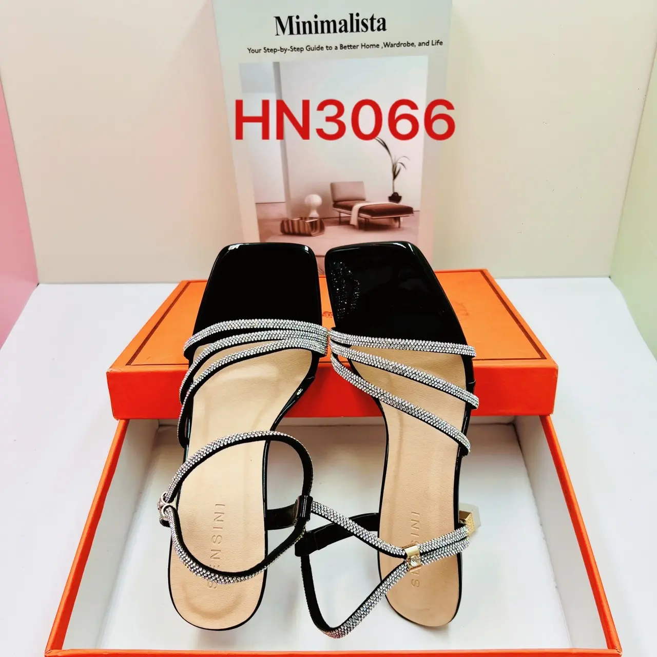 Giày dép cao gót SENSINI hậu Full dây xoàng BIGSIZE (34-43) gót mica cao 7cm ( MS: HN3066)