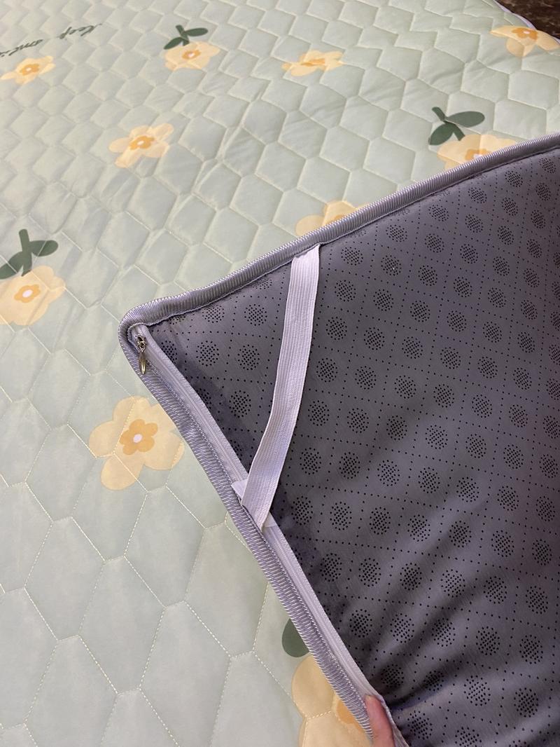 Product Introduction of Đệm Topper Mẫu Mới Cao Cấp Kháng Khuẩn Chống Bụi Cotton Double nem  van Pure Cotton Mềm mại nệm  cao su nệm  topper 26