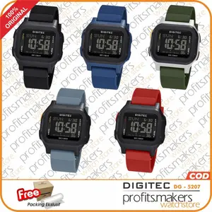 DIGITEC DG 5207 / DG-5207 / DG5207 Digital Watch Jam Tangan ORIGINAL