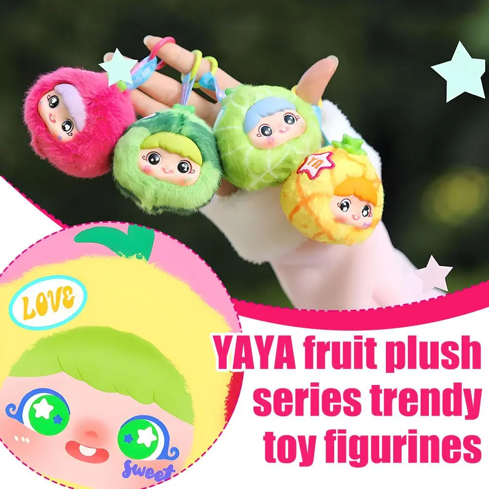 Mặt Dây Chuyền Dòng Trái Cây Vui Nhộn Yaya, Đồ Trang Trí Kawaii Cho Bé Mới, Hộp Mù Vinyl, Đồ Chơi Trẻ Em Sưu Tập Hộp Bất Ngờ, Quà Sinh Nhật, Ba Cái