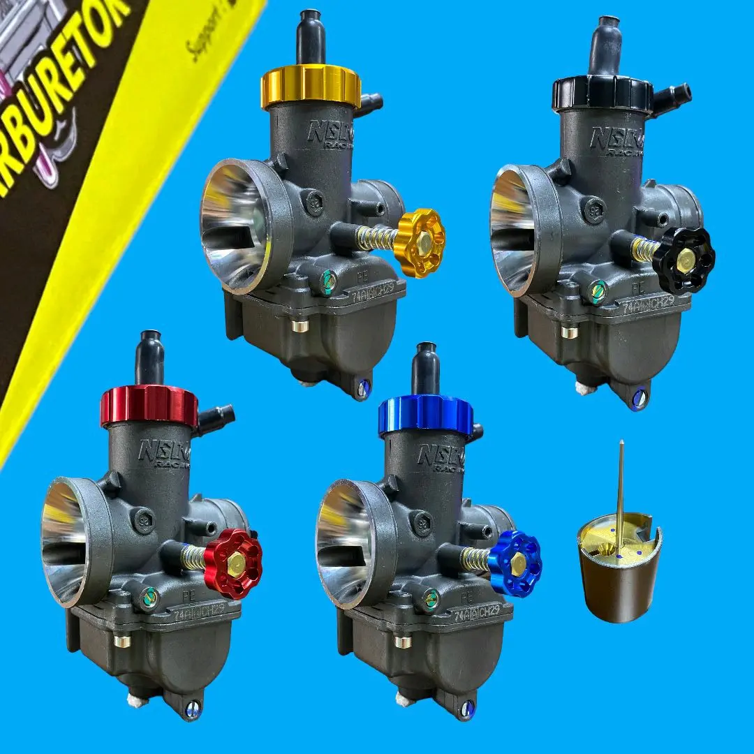 karburator PE 24 26 28 NGO racing carburetor hyper flow tutup skep cnc warna karbu settingan mudah