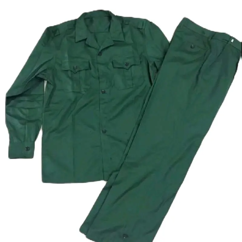 Bộ Quần Áo Lao Động Nam_Nữ , Hàng xưởng may, Chất kaki 2.1 bền bỉ ,áo cài cúc, phom đẹp Menswear Có Túi safety  pants Có Cổ 1