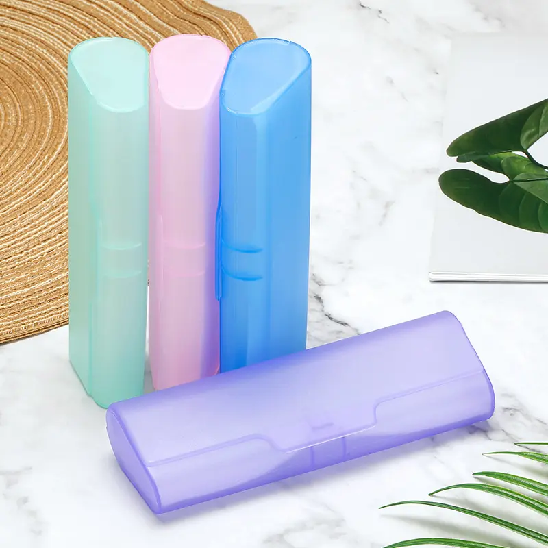Hộp Đựng Kính Mắt, Chất Liệu Nhựa Mờ, Trong Suốt, 4 Màu Có Sẵn, Hộp Kính Viễn Thị, Nhẹ, Được Làm Bằng Nhựa Cứng Pp, Chất Lượng Cao, 2025