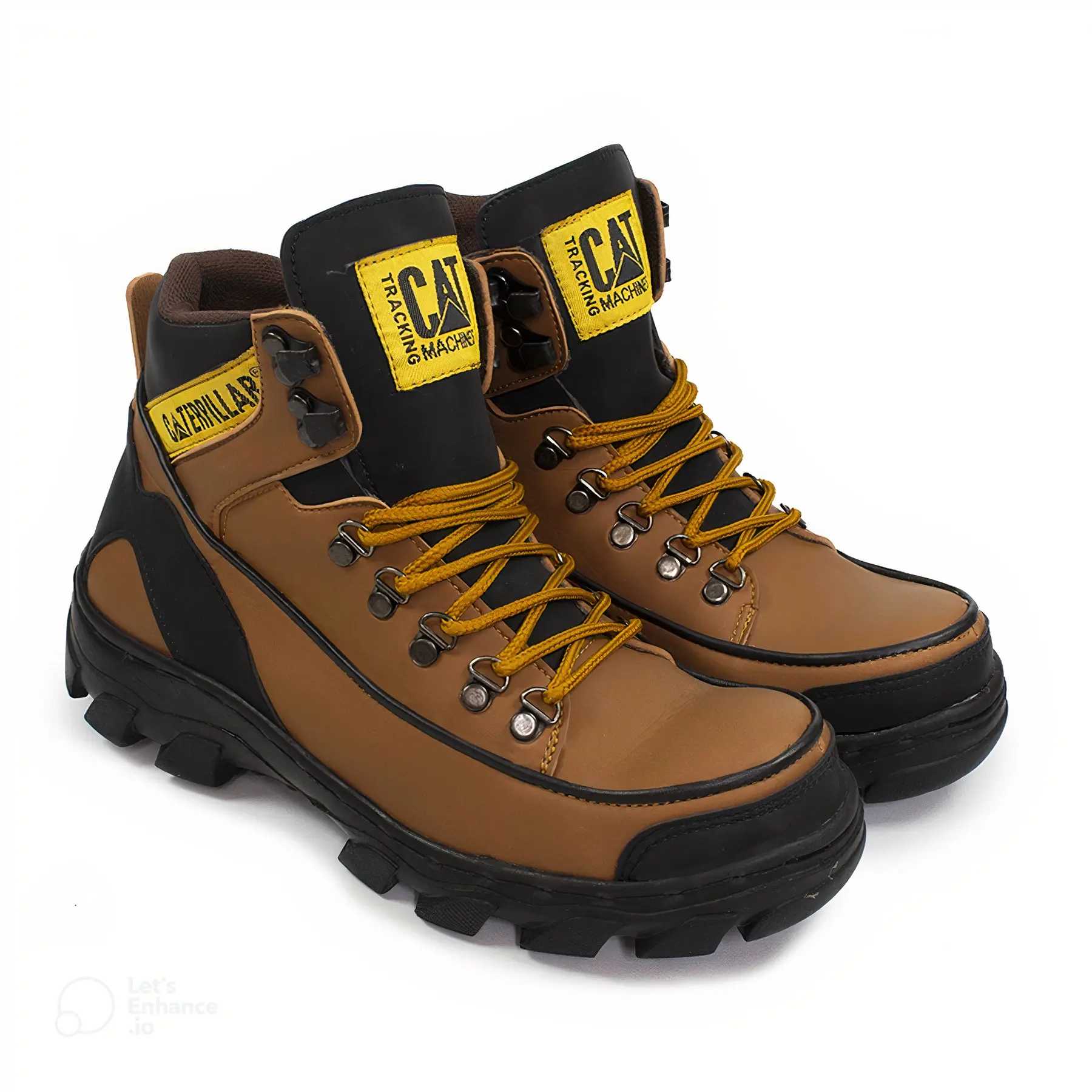 sepatu safety boots argon chatterpilarr ujung besi  pria hiking tracking kerja proyek lapangan Shoes Outdoor