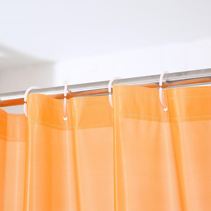Rèm Tắm Phòng Tắm, Chất Liệu PEVA, Có Móc, 180x180cm, Chống Thấm Nước, Dày Dặn, Phụ Kiện Vòi Hoa Sen Tại Nhà, [Thương Hiệu] [KQ] [Q] 8