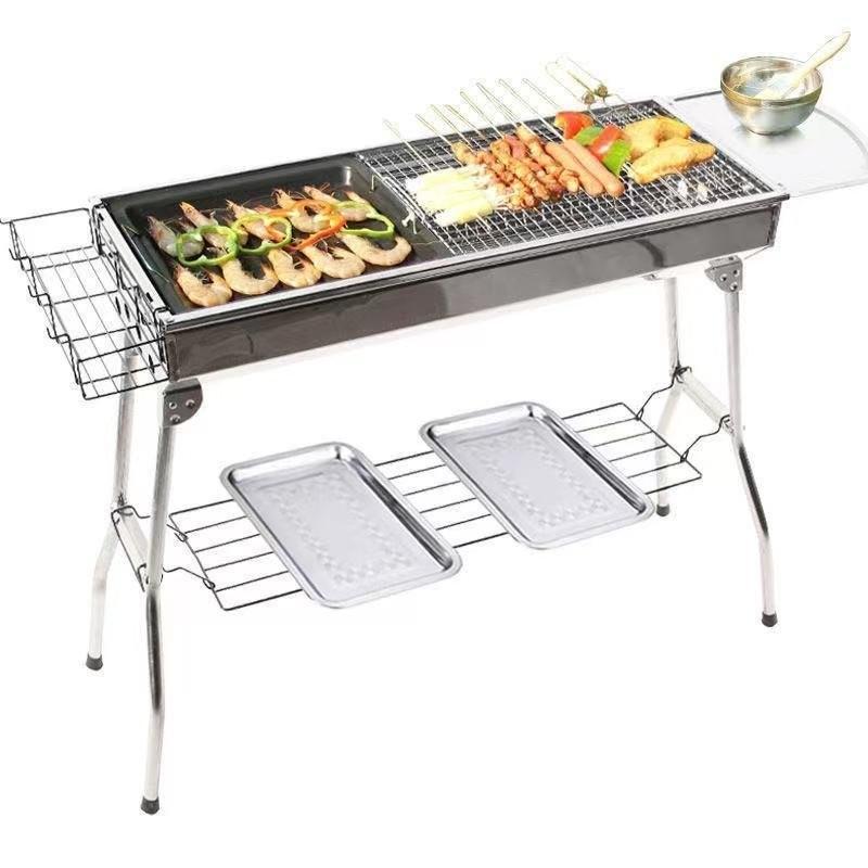 Product Introduction of ori Barbecue Stove Household Charcoal Outdoor Barbecue Grill Indoor Carbon Barbecue Stove Outdoor Stainless Steel Thickened 27