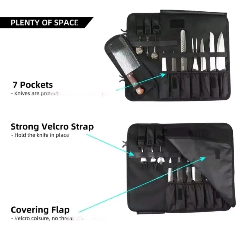 Tas Pisau Koki Model Slempang / Koki Bag