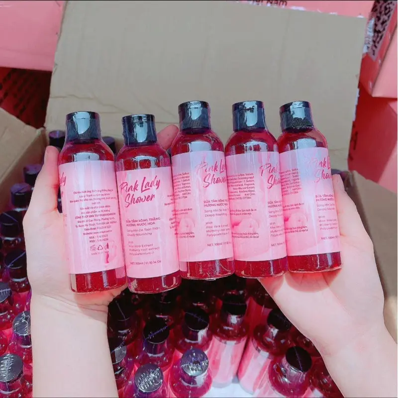 Sữa tắm xông trắng pink lady 100ml chính hãng