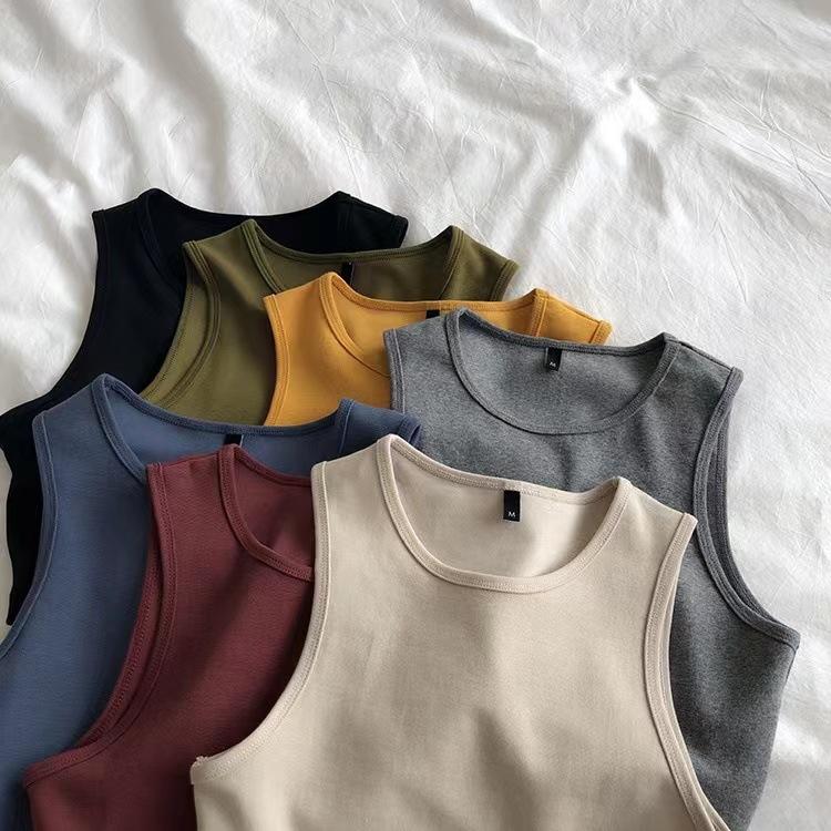 Product Introduction of Quần Áo Nữ, Phong Cách Instagram Châu Âu Và Mỹ Áo Vest Cropped Mùa Hè, Phong Cách Bm Người Nổi Tiếng Trên Internet Quốc Tế Thương, Cạp Cao, Bó Sát, Dáng Ôm, Ngắn, Không Tay, Mặc Trong Cho Nữ Top Women Trắng 27