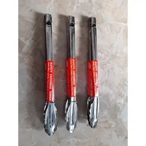 (2 PCS)PENJEPIT MAKANAN / PENJEPIT GORENGAN / PENJEPIT KUE / PENJEPIT STAINLESS / JAPIT / PENCAPIT MAKANAN SAFETY 12 INC