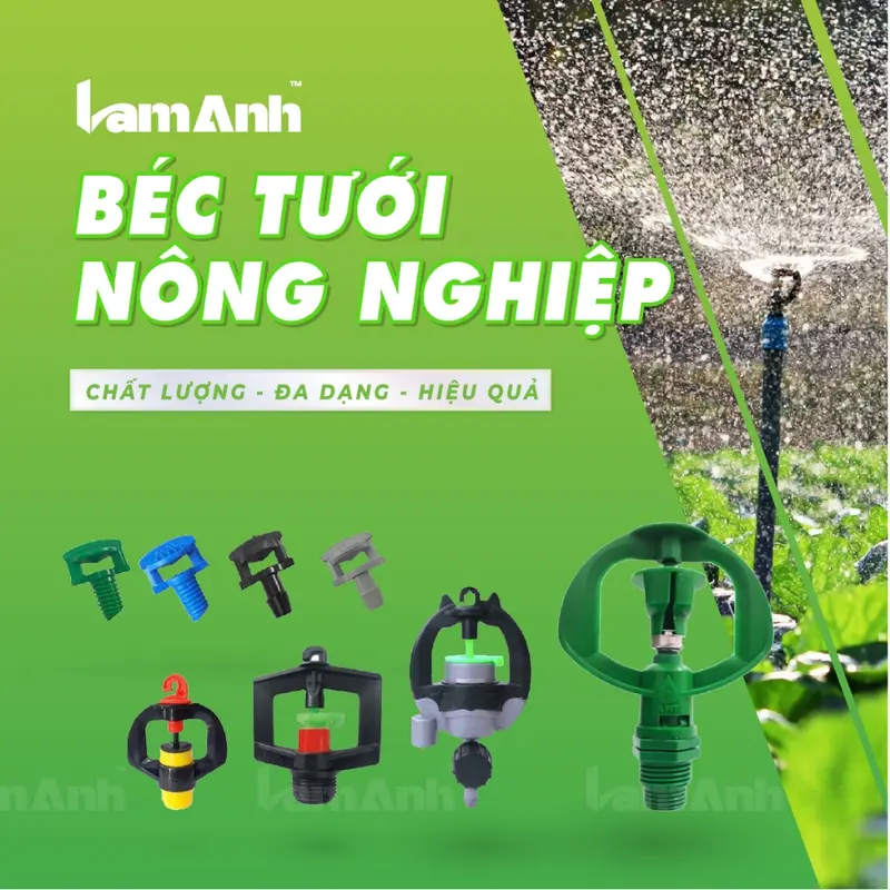 Combo 10 tê chia ống LDPE 6 - Phụ Kiện LDPE lắp đặt hệ thống tưới tự động, phun mưa, phun sương - Lam Anh 8