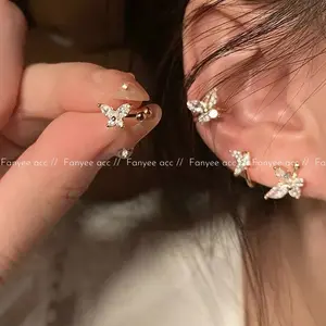 [Fanyee] Anting-anting tindik kupu-kupu manis serbaguna Q501