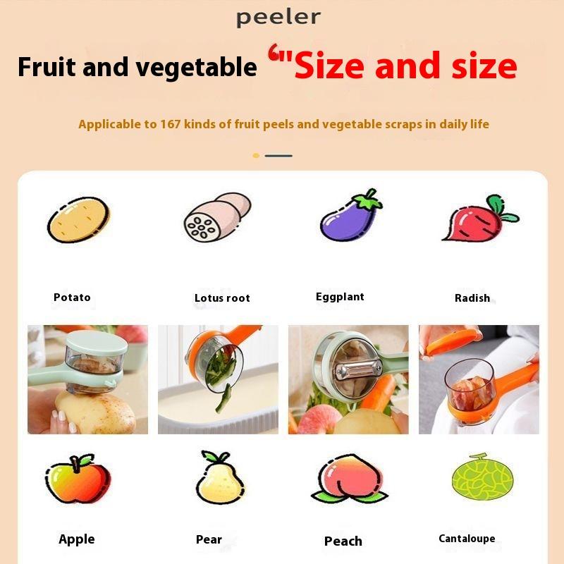 Multifunctional Paring Knife Storage Type Household Kitchen Dedicated Fruit Potato Peeling Artifact Fruit Peeler Utensils 1