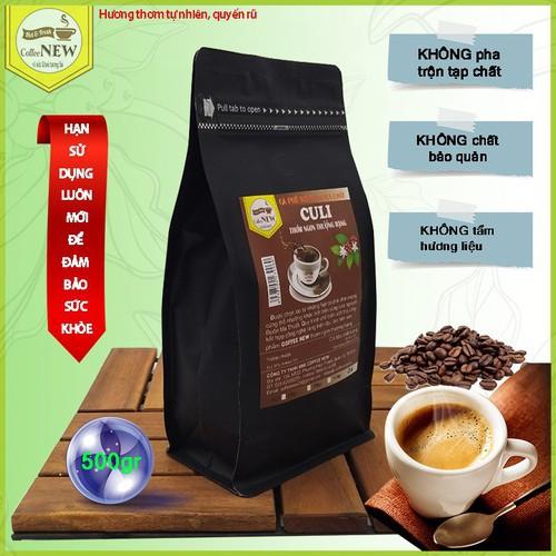 Cà Phê CULI - Hương Vị Mạnh Mẽ - Nguyên Chất - Thơm Nồng - Thể Chất Mạnh - Hậu Đậm, Vị Đắng - Pha Phin - Pha Máy - Gu Mạnh - Coffee New 3