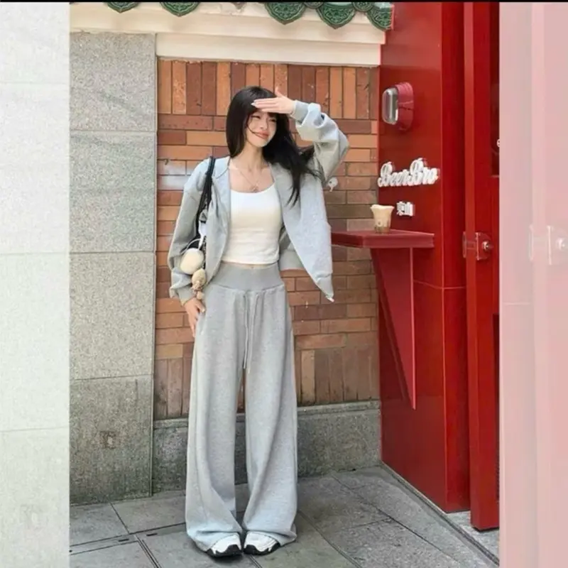 Quần Nỉ Ép 2 Da Nữ Bản Cạp To Lưng Cao Ống Xuông Women Đen