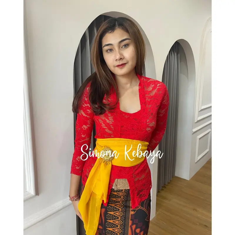 setelan kebaya 100rb kebaya bali strait terupdate (katalog 1) batik - dress - wanita  atasan  setelan Bawahan Baju Kain 4