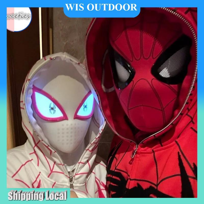  Mặt Nạ trùm đầu Người Nhện Mũ bảo hiểm trùm đầu Chất lượng cao dành cho trẻ em và người lớn Nhân vật anh hùng Nhện Nhập Vai Thích hợp cho Halloween Quà sinh nhật Quà tặng cho bạn trai Quà tặng lễ hội 25 tháng 2 