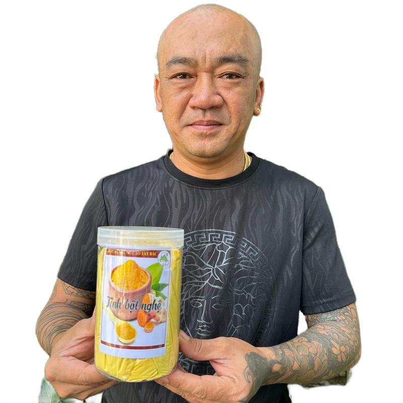 TINH BỘT NGHỆ NẾP ĐỎ CHỨA CURCUMIN CAO HŨ 500 GRAM