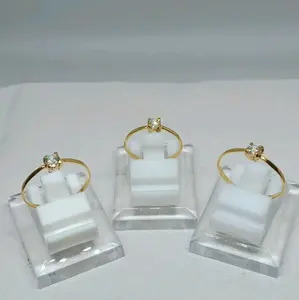 cincin 1 mata putih 0.5 gram emas muda