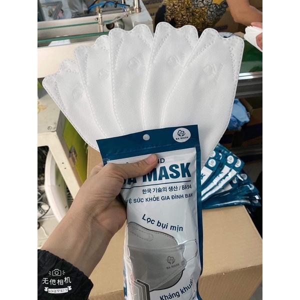 [Quà tặng không bán] Khẩu trang y tế Bio-acimin 4D KF94/ Ami 5D 4 lớp có giấy lọc kháng khuẩn, chống bụi mịn gói 10 chiếc 2