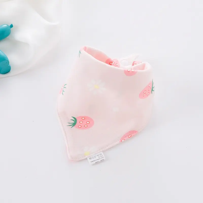 Set 5 khăn yếm tam giác Cotton giữ ấm cổ nhiều mẫu xinh yêu 7