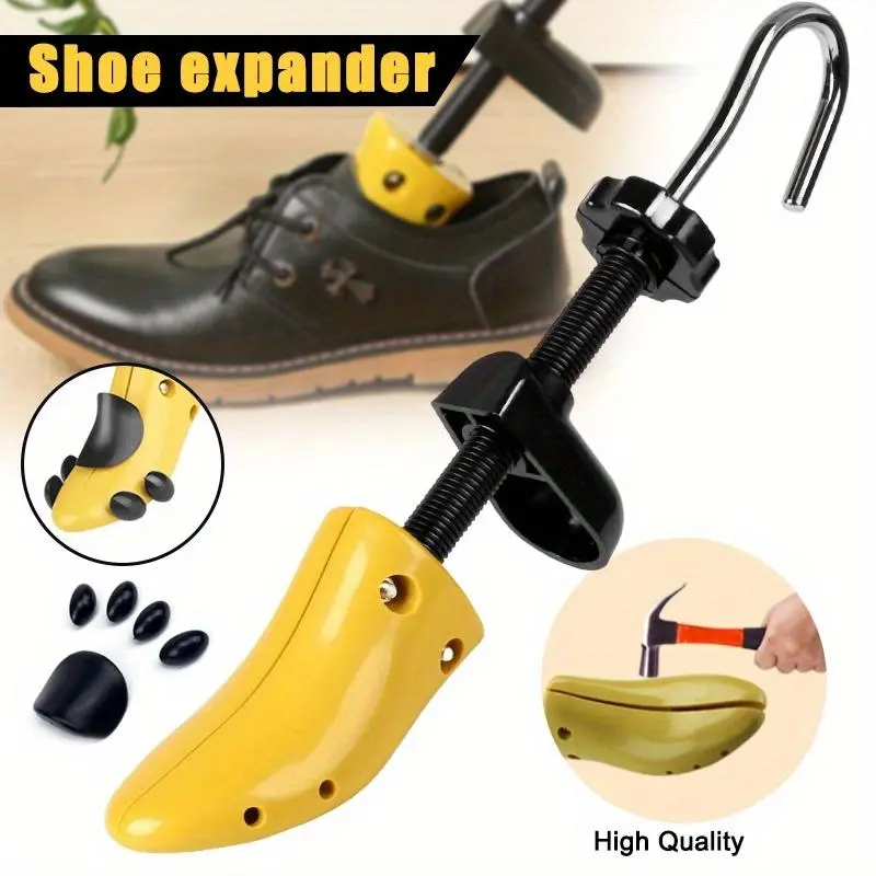 Adjustable Shoe Tree Stretcher, 1 Count Expander Shoe Trees, Plastic Shoe Stretcher for Flats Pumps Boots, Shoe Care & Accessory Tool 2