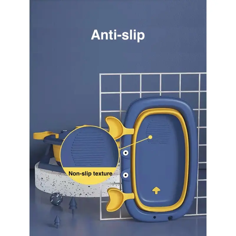 Bak Mandi Bayi Lipat Foldable Silicone / Portable Tempat Mandi Bayi 5
