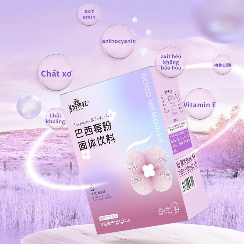 Thức uống dạng bột quả Acai - không đường và ít calo, bảo vệ sức khỏe hàng ngày của bạn! 6