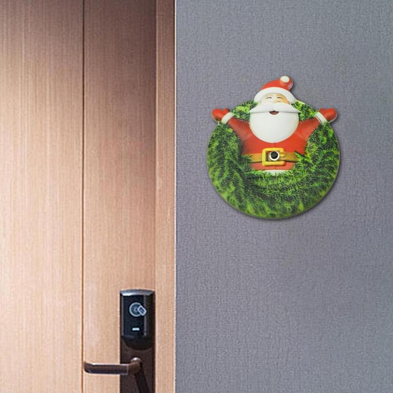 Santa Doorbell Easily Install for Door Opening Entry Chime Door Ornament Door Chime for Bedroom Office Gate Home Entrance 0