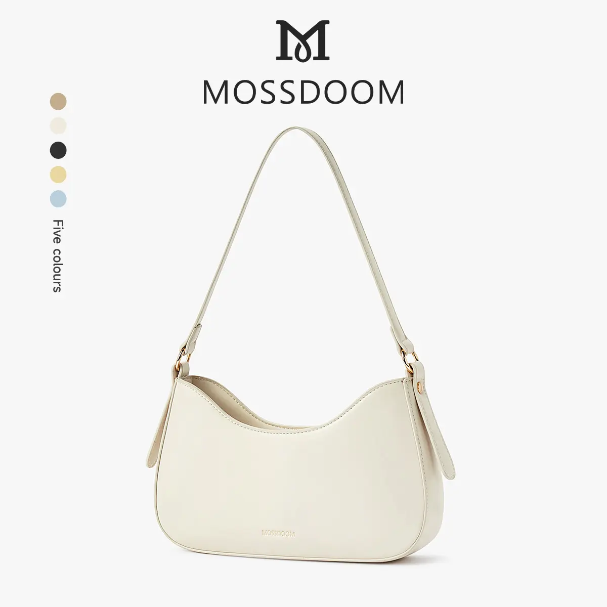 MOSSDOOM Darby Bag-Túi Kẹp Nách Cho Nữ, Túi Đơn Giản, Linh Hoạt Năng