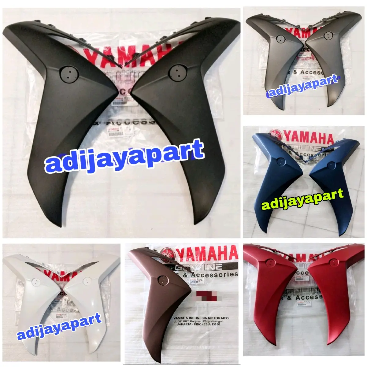 Body Cowling Sayap Depan Kanan Kiri Lexi Lexy 125 Original Yamaha