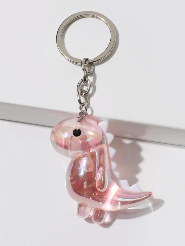 Casual Cute Dinosaur Keychain, Animal Shaped Pendant Key Ring for Keys and Phone, Lovely Fashion Kawaii Accessories for Best Friends Gift 0