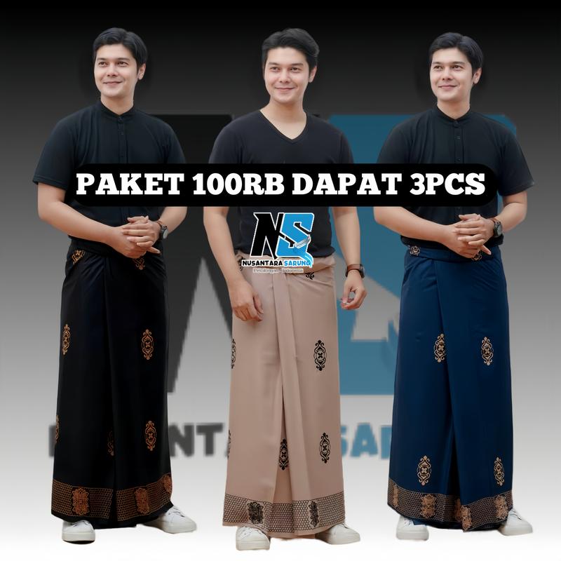 Product Introduction of 100 RIBU DAPAT 3 SARUNG PRIA DEWASA BISA PILIH WARNA DAN MOTIF Katun 2