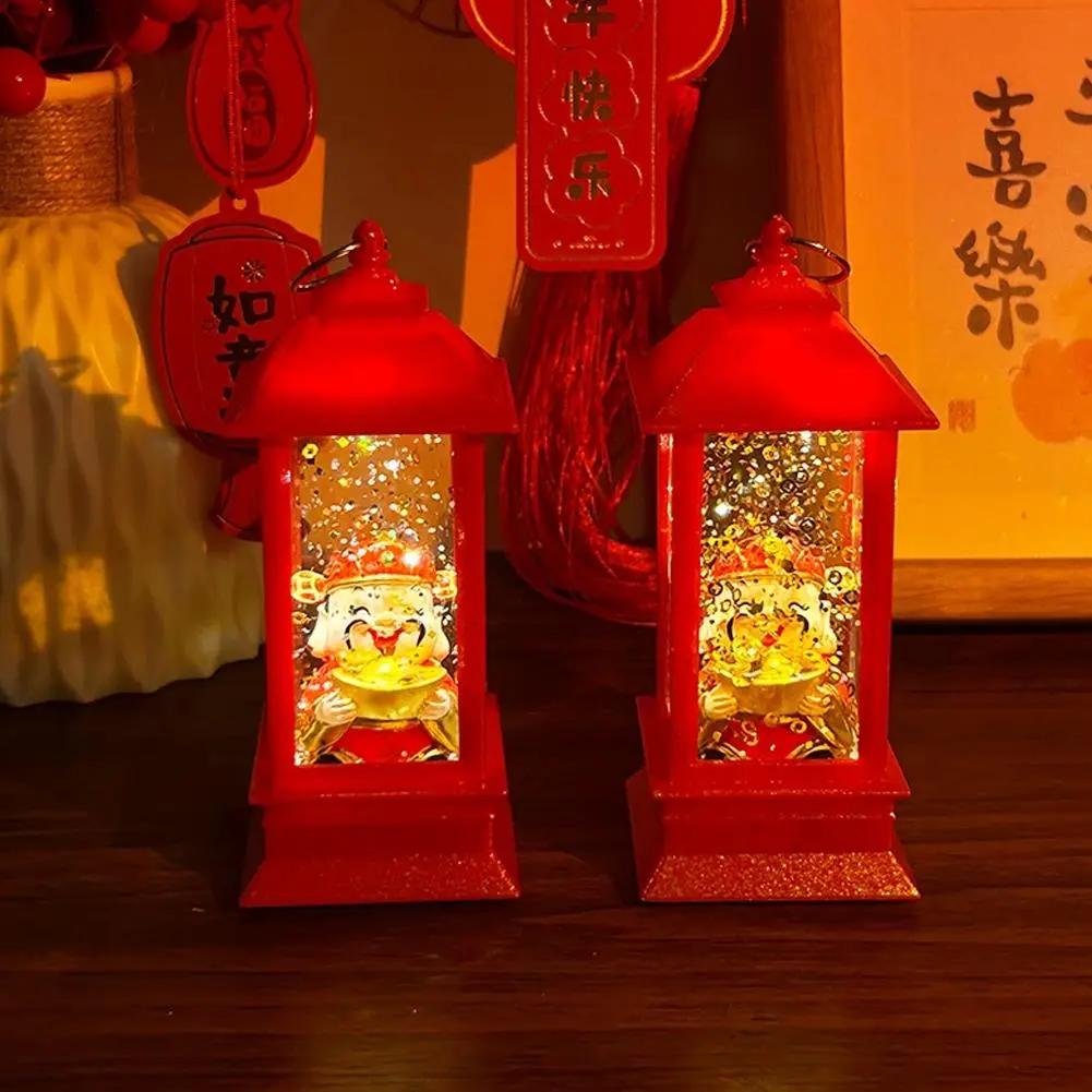 2025 Spring Festival Chinese New Year God Of Fortune Fortune Lantern Snake Year Atmosphere LED String Lights Decor