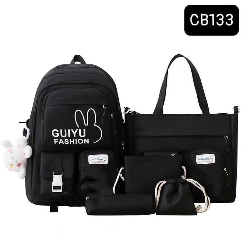 Combo Balo 4 món phong cách Hàn Quốc - Mang Đi Học Đi Chơi - Chất Vải PVC - Nhiều Mẫu Đa Dạng - Top Balo Nam Nữ 7