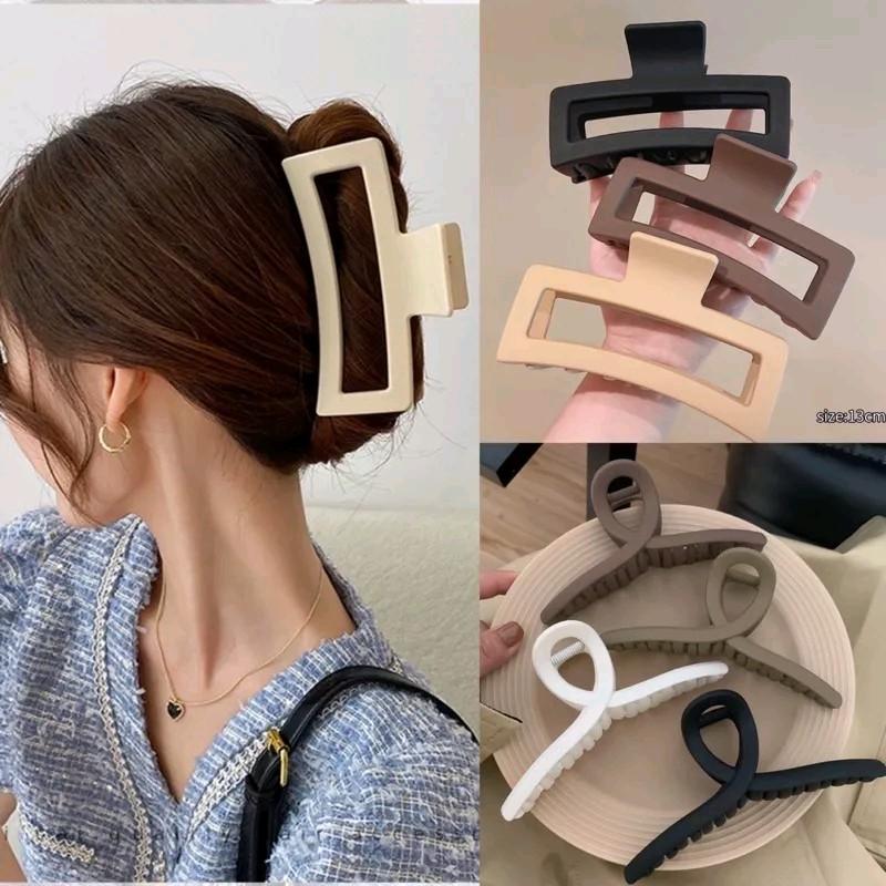 kẹp tóc càng cua cỡ lớn 13cm nhựa acrylic phong cách hàn quốc M004