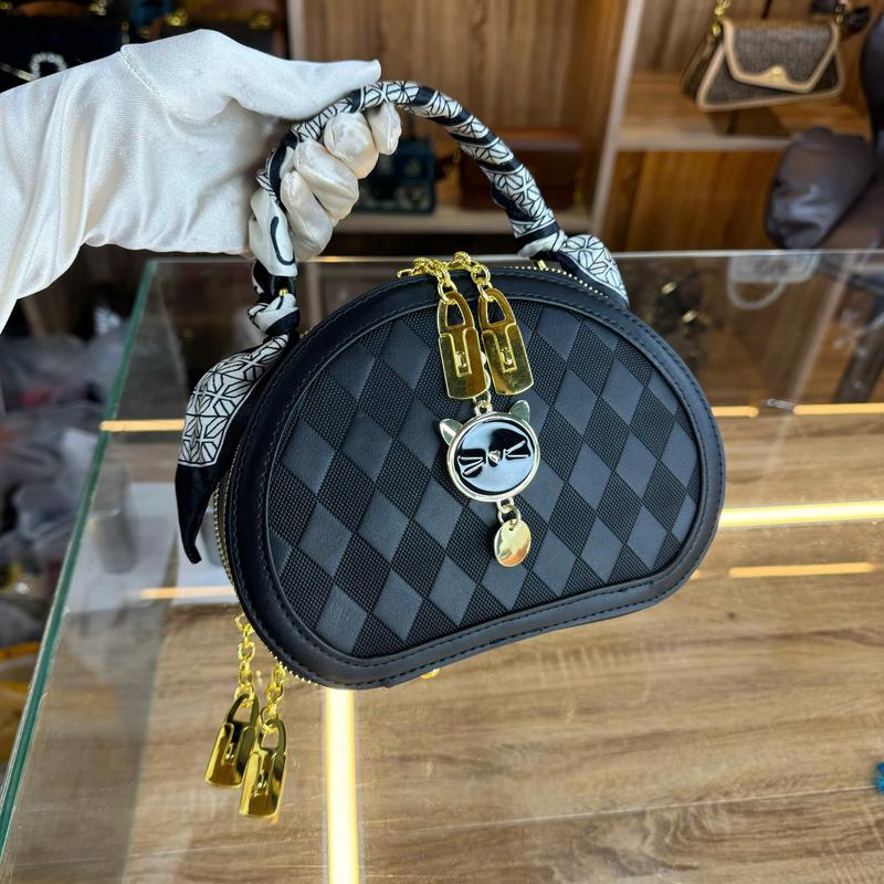 Túi Xách Nữ Thời Trang Cao Cấp Mèo May Mắn D76 (tặng khăn lụa)