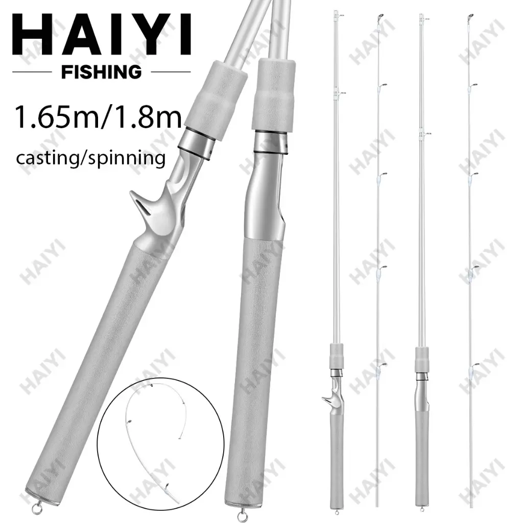 2024 Baru Ultra Ringan Umpan Casting Rod Medium Joran Pancing Karbon Umpan M Gaya Baru Joran Melompat Spin Power  Spinning Rod Joran Udang BC joran pancing 2 bagian spinning/casting Pancing Putar/Casting joran pancing set