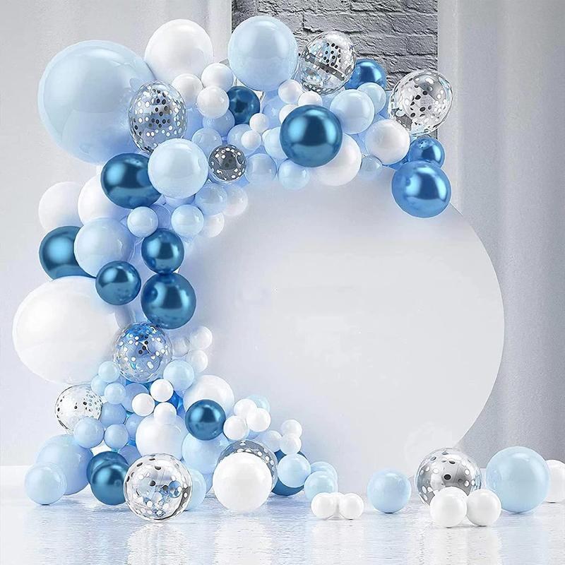 Product Introduction of Balloon Arch Kit, 104pcs Mixed Color Latex Balloon, Atmosphere Scene Layout Decoration Supplies for Wedding Birthday Festival Party 15
