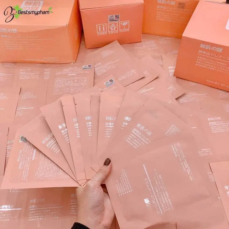 1 miếng mặt nạ nhau thai cừu Skincare Làm Đẹp Da Dưỡng Ẩm Da Dưỡng Da Mặt Mask 3