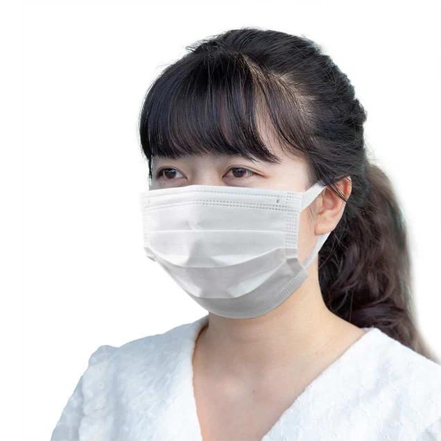 Product Introduction of ￼Khẩu trang y tế VTB màu trắng 3 lớp hỗ trợ ngăn khói, bụi, kháng khuẩn (50 cái) 19