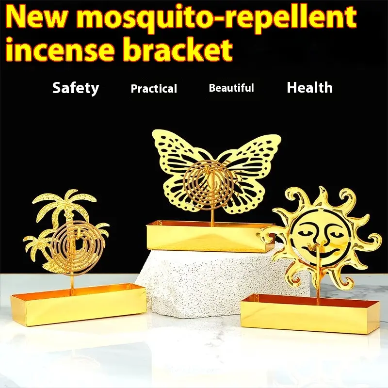 Creative Mosquito Coil plus-Sized Mosquito Repellent Mosquito Smudge Box Mosquito Coil Holder Indoor Fireproof Dustproof Mosquito Coil Shelf Organiser Racks