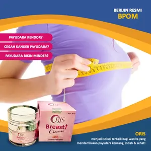 Oris Breast solusi bagi para wanita agar kulit payudara lebih lembut, dan tampak indah.