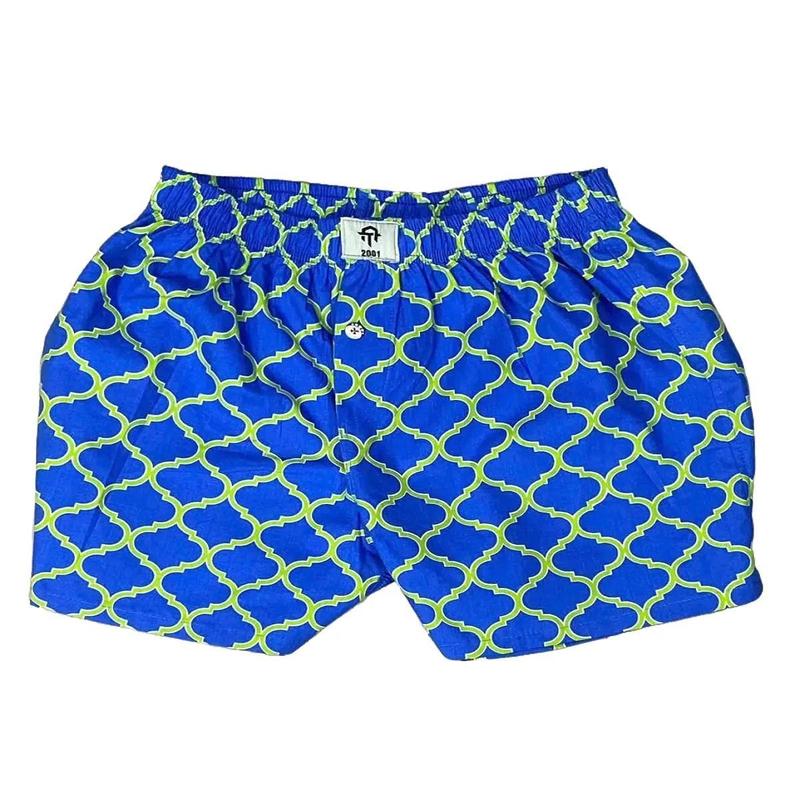 Quần Đùi Ngủ Nam Không Túi Chất Vải Kate Cotton Thoáng Mát - Size 45 đến 100 kg Áo Menswear