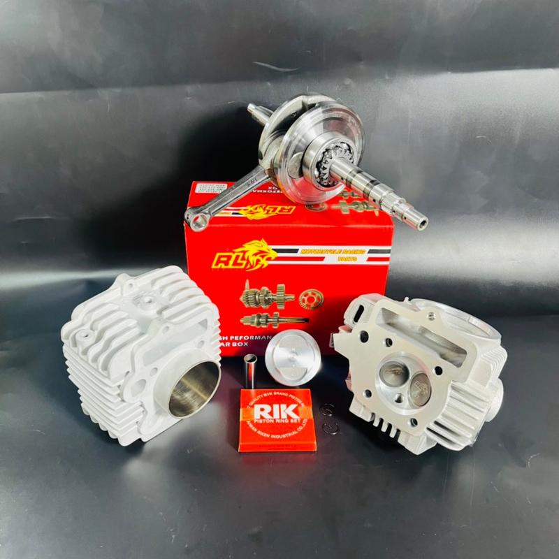 Combo đầu lòng dên piston bạc 2val REDLEO 54 wave dream phụ kiện