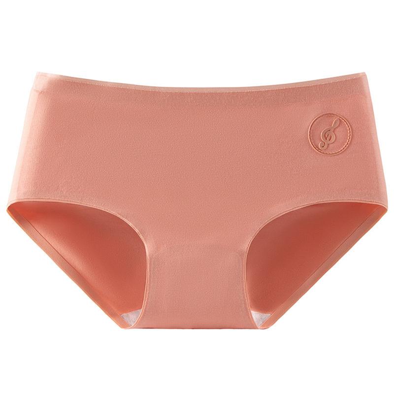 Product Introduction of Womens Underwear Mid-waist Comfortable One-piece Seamless Simple Girl Briefs Skin-friendly And Breathable 28