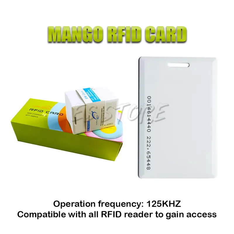 MANGO RFID CARD FOR DOOR ACCESS THIN/THICK (125KHZ) - TikTok Shop Malaysia