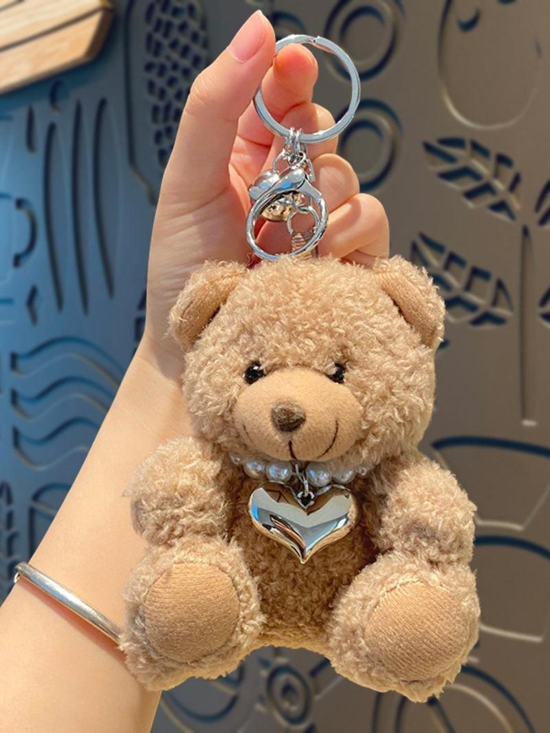 Product Introduction of Cute Bear Design Bag Charm, Cute Bear Bag Keychain, Bag Charm for Backpack, Crossbody Bag, Keychain, Fashion Accessories for Women & Men 3